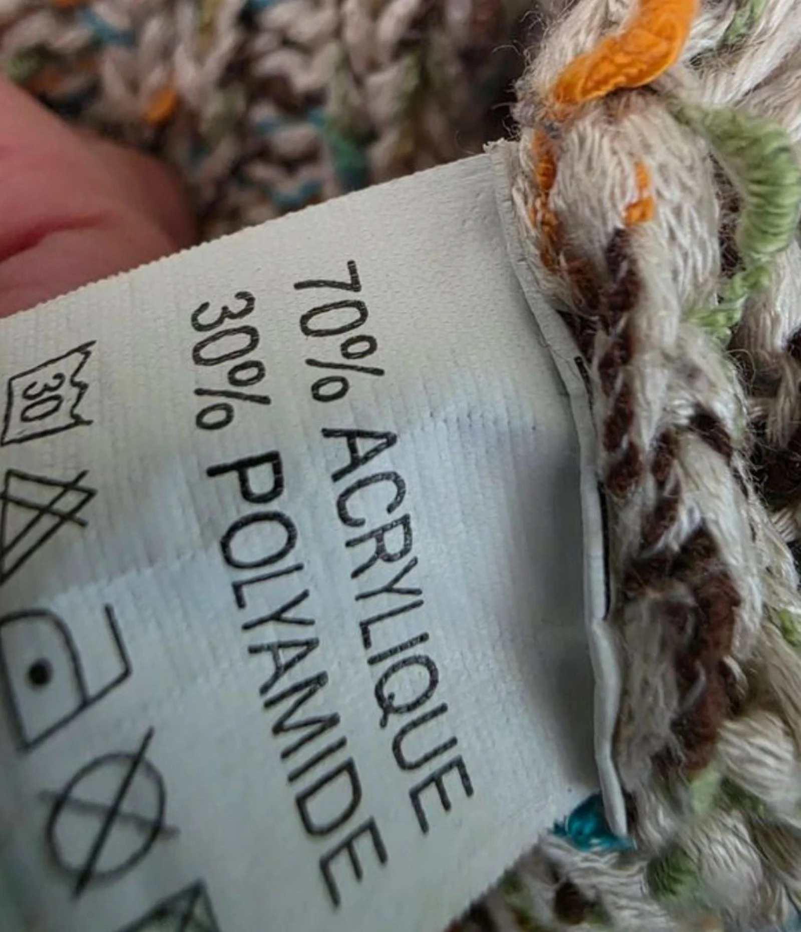 cardigan de malha multicolor assimétrica hippie cottagecore tamanho 38 – photo 8